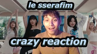 LE SSERAFIM (르세라핌) 'CRAZY' OFFICIAL MV REACTION