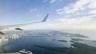 [4K] American Airlines | Boeing 737-800 | Landing and Approach at Miami International Airport