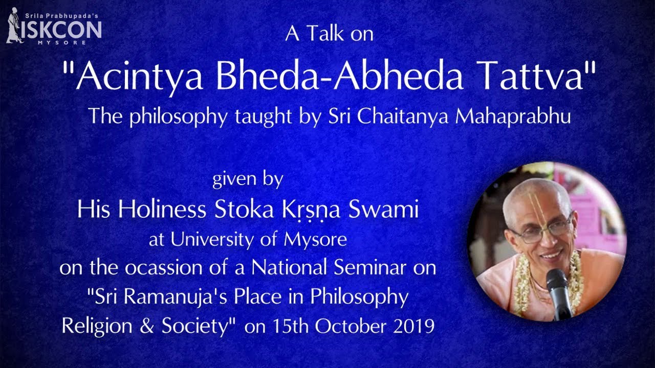 Acinyta Bheda-Abheda Tattva - The Philosophy By Sri Chaitanya ...