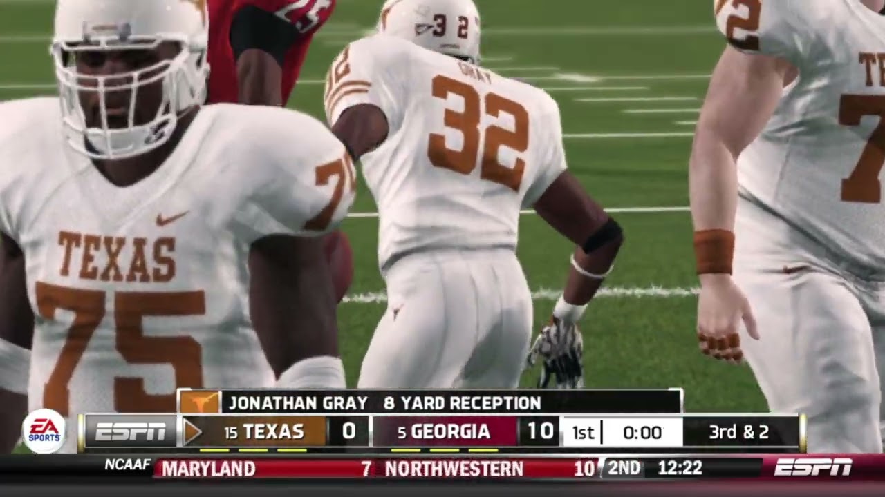 Texas Longhorns Vs Georgia Bulldogs - NCAA Football 23 - 2022 Beta ...