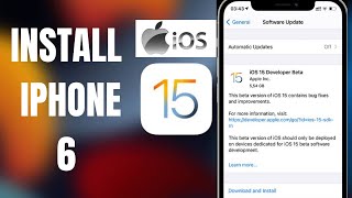 Update iphone 6 to ios 15 #update #iphone 6 to ios 15 #iphone #ios #iphone12