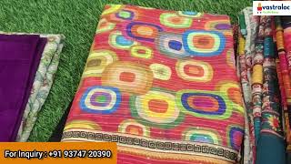 ₹75/- சூரத்தில் உள்ள சேலை மிகப்பெரிய சேலை தொழிற்சாலை | Surat Saree | Vastraloc Wholesale Bazaar