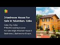 3-bedroom House For Sale in Talamban, Cebu