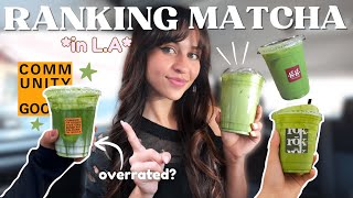 i tried EVERY MATCHA in los angeles🍵 (PART 1)