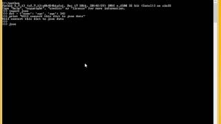 Read or convert json data to or from python dict