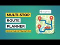 How to Plan a Multi-Stop Route in Google Maps for FREE | Find the Shortest Drive Time