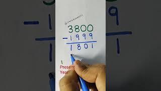 Find your age | mind-blowing trick 🤯😱 #shorts