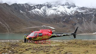 Helicopter Landing On Sava Pokhari | Y@K