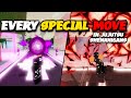 How to do every hidden/Special move in jujutsu Shenanigans | Roblox