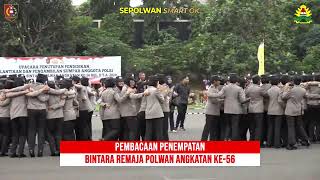 UPACARA PENUTUPAN PENDIDIKAN DIKTUK (INKLUSIF) POLWAN ANGK-56 T.A. 2024