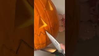 DIY โคมไฟฟักทอง ฮาโลวีน #halloween #shortvideo