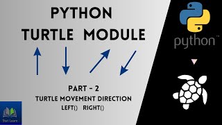 Python Turtle Graphics | Turtle Movement | Beginners to Advanced Part - 2 #pythonturtlegraphics