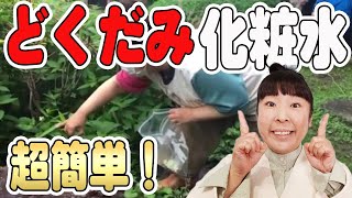 【スキンケア】森三中村上が愛用！手作りでどくだみ化粧水作ってみた！【娘ちゃんも出演】化粧水/手作り/簡単にできます！