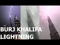 Heavy Rain in Dubai || Thunderstorm Hit Burj Khalifa || Lightning hit Burj Khalifa