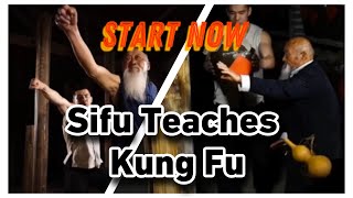 Master teaches disciple martial arts  #shorts #Wushu #KungFu