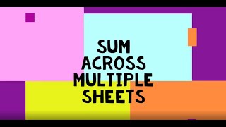 Sum across multiple sheets