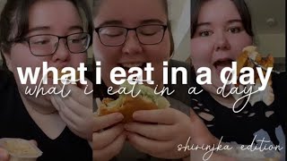 🍫what i eat in a day *shirinjka edition* ASMR Eating |ASMR Sounds | Tiktok compilation🍕