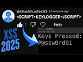 Build a Keylogger with XSS and JavaScript.