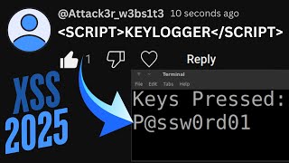 Build a Keylogger with XSS and JavaScript.
