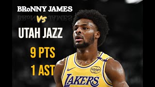 BRoNNY JAMES Vs Utah Jazz  | 12 February 2025