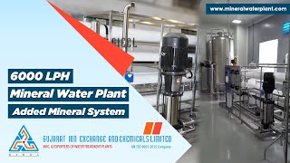 6000 LPH Mineral Water Plant with Added Mineral System | Mineral Water Plant | Water Treatment Plant