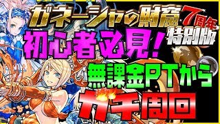 初心者必見　周回編成大紹介  ガネーシャの財窟　無課金PTからガチPTまで！パズドラ