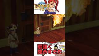 扉を強く閉めすぎたゼシカ　#3ds  #ゼシカ　#dq8　#ドラクエ8  #ドラクエ  #shorts