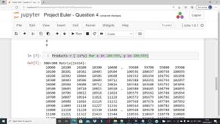 Julia Tutorials - Project Euler Question 4