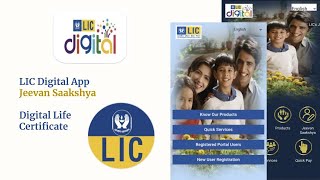 LIC Digital (Jeevan Saakshya) App 2024 - Submit Digital Life / Existence Certificate Online