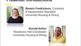 Spring2021 Pre arrival Webinar: On Campus Housing and off Campus Living (Presentation)