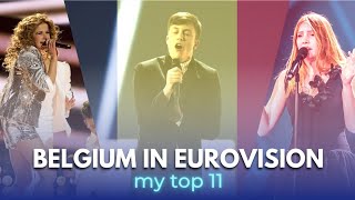 🇧🇪 BELGIUM IN EUROVISION (2010 - 2020): MY TOP 11 | ESC Martín