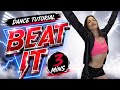 BEAT IT | Michael Jackson | Dance Tutorial| Slowed Down & Mirrored| 3 Mins 
