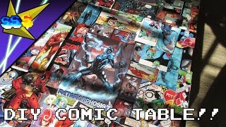 DIY COMIC BOOK TABLE!! | Vlog 6