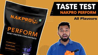 PERFORM - Taste Test(All Flavours)  ||  Best Flavour Konsaa??