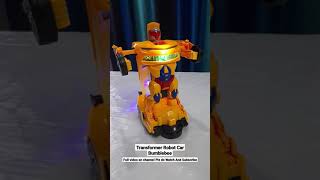 Yellow Bumblebee Transformer Toys Car