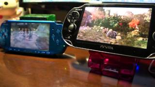 PSP PSvita 画質検証動画