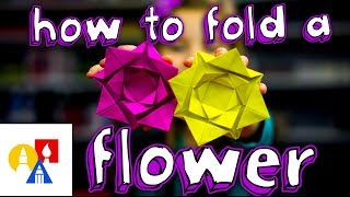 How To Fold An Easy Origami Flower