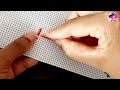 cross stitch step 1 for beginners තවමත් ඔයාට කතිර මැහුම් කරන්න අමාරුයි ද