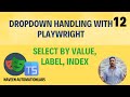 #12 - DropDown Handling With Playwright +Typescript