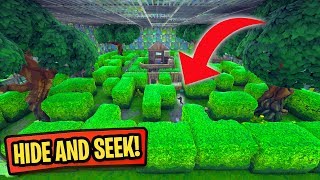 HIDE AND SEEK IN THE MAZE! *PLAYGROUND MODE!* | Fortnite Battle Royale Custom Games