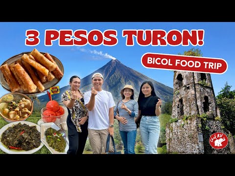 3 TURON, volcano-level SILI ICE CREAM, atbp! BICOL with Team Chef RV