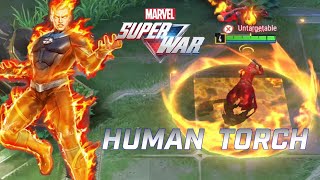 MARVEL Super War: Human Torch (Energy) Gameplay