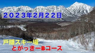 2023.2.22　戸隠スキー場　とがっきーＢコース