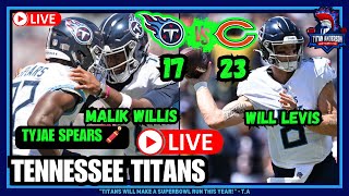 TITAN ANDERSON SPORTS LIVE: Titans LOSE to Bears 17-23 | Malik Willis Vs Will Levis | Tyjae Spears 🔥