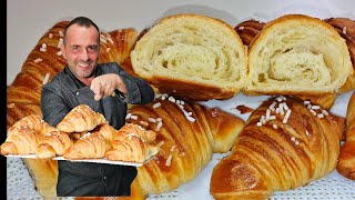 🥐CORNETTI ALL'ITALIANA 🇮🇹 -impasto e sfoglia fatta totalmente a mano in casa. Corso di pasticceria