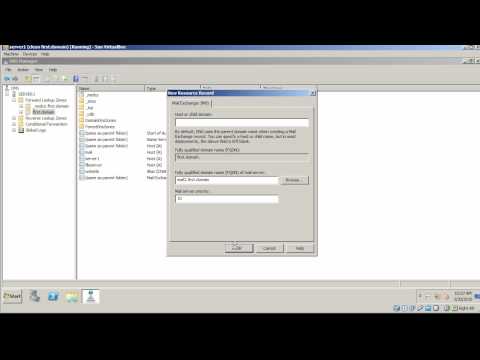Windows Server 2008: create dns records Windows Server 2008: create dns records