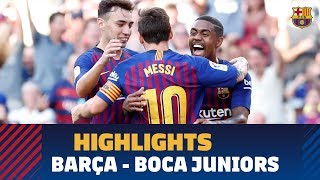 [HIGHLIGHTS] FC Barcelona – Boca Juniors  (3-0) Gamper Trophy