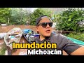 Este pequeño pueblo se INUNDÓ ‼️| Lo que provocó #John en #michoacan #inundaciones