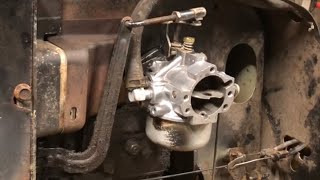 How to install a carburetor on a kohler k321 14hp engine In real time