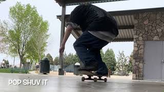 Relearning how to skateboard slowly getting all my tricks back thank you skateboarding 🛹 😎🔥🔥